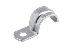 1/2" Galvanized 1 Hole Rigid Conduit Strap