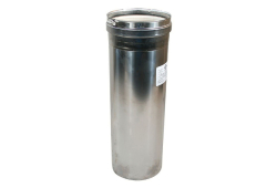 3" x 48" Wall Gas Vent Pipe, Stainless Steel