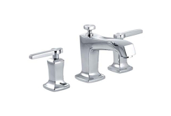 Kohler K16232-4-CP, Two-Handle Widespread Bathroom Sink Faucet, 8" - 16" Center, Chrome Plated, Margaux Collection