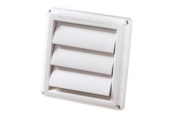 6" Dyer Vent Hood, White