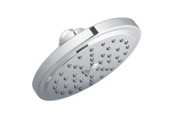 7" Diameter, 1-Function Fina, Rain Shower Head, 2.5GPM, Chrome