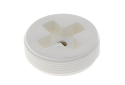 3" Slotted Countersunk Cleanout Flush Plug with Insert