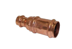 1-1/2" x 1" Copper Reducing Coupling, Lead-Free, Copper x Copper