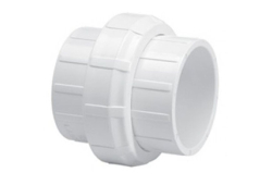 1" PVC Pressure Union with O-Ring, Schedule 40, Plastic x Plastic