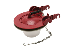 3" Universal Toilet Flapper, Rubber, Adjustable