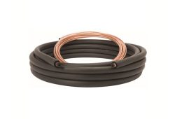 3/8" x 1-1/8" x 3/8" x 50' Copper Line Set