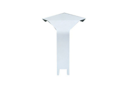 Inside Corner Back Piece for Lo-Trim Baseboard, 135 Degree