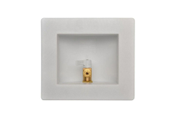 1/2" Econo Center Drain Washing Machine Outlet Box with Valve, PEX