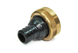 3/4" x 1" PEX Polyalloy Adapter, Crimp x Manabloc (Installation by Non-Professional may void Viega's LLC limited warranty)