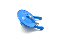 3" Soft Toilet Flapper for use with Avalanche Series, Rubber, Blue