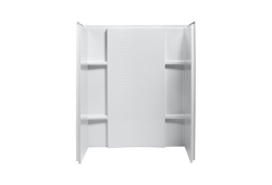 Sterling 72284100-0, 48" x 36" x 55-1/8" Shower Wall Set, White, Accord Collection