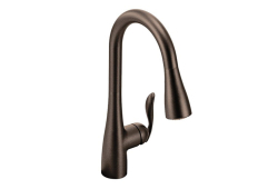 Moen 7594C, One-Handle High Arc Pulldown Kitchen Faucet, 7-3/4" Spout Reach, Oil-Rubbed Bronze, 1.5 gpm, Arbor Collection