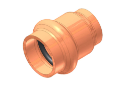 1-1/4" Copper Cap, Lead-Free