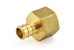 3/4" PEX Brass Adapter, Lead-Free, PEX x Female (Limited Quantities Available - Item is on Backorder)