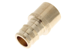 1/2" PEX Brass Adapter, Lead-Free, Sweat, ProPEX x Female Sweat
