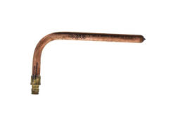 1/2" PEX Copper 90 Degree Stub-Out Elbow, Lead-Free (3-1/2" x 8") (Limited Quantities Available - Item is on Backorder)