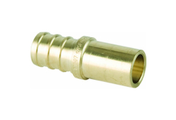 1/2" PEX Brass Adapter, Lead-Free, PEX Crimp x Male