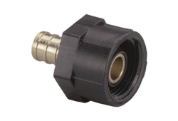 3/8" x 1/2" PEX Brass Adapter, Lead-Free, Crimp x Closet (Installation by Non-Professional may void Viega's LLC limited warranty)