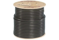 1" x 100' Flexible Gas Pipe, Stainless Steel, Black