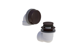 Bath Waste Half Kit with Oil Rubbed Bronze Face Actuated Stopper
