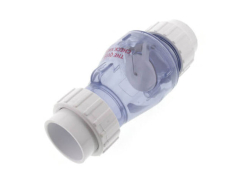 2" Quiet Check Valve, Clear
