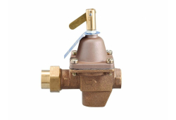 1/2" Water Pressure Regulator,High Capacity, Bronze , FNPT Union x FNPT Connection
