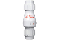 2" PVC Quiet Check Valve with Union, Solvent Weld