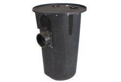 18" x 30" Sewage Ejector Poly Basin with 4" Inlet