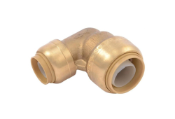 3/4" x 1/2" Sharkbite Push Fitting 90 Degree Reducing Elbow, Lead-Free