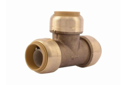 3/4" x 3/4" x 3/4" Sharkbite Push Fitting Tee, Lead-Free