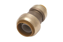 3/4" x 1/2" Sharkbite Push Fitting Straight Reducing Coupling, Lead-Free