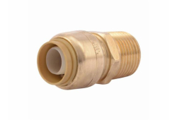 1/2" x 1/2" Sharkbite Push Fitting Adapter, Lead-Free, Sharkbite x Male