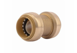 1" x 1" Sharkbite Push Fitting Straight Coupling, Lead-Free
