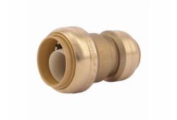 1" x 3/4" Sharkbite Push Fitting Straight Reducing Coupling, Lead-Free