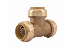 1" x 1" x 1" Sharkbite Push Fitting Tee, Lead-Free