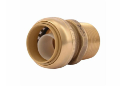 1" x 1" Sharkbite Push Fitting Adapter, Lead-Free, Sharkbite x Male