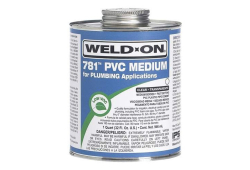 1 Quart PVC Pipe Cement with Applicator Cap