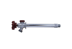 1/2" x 8" Freezeless Wall Hydrant with Anti-Siphon Vacuum Breaker, Hose Bib x Copper