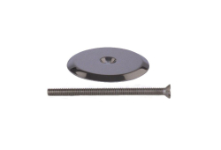 6" Stainless Steel Wall Cleanout Cover Kit with 4" Screw