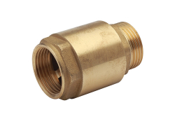 1" x 1-1/4" Brass Check Valve, Lead-Free, Male x Female