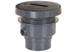 3X4" Coring Plug, PVC FinishLine, Adjustable Rough-In Cleanout