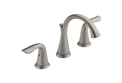 Delta 3538-SSMPU-DST, Two-Handle Widespread Bathroom Faucet, 4" - 16" Center, Stainless Steel, 1.2 gpm, Lahara Collection