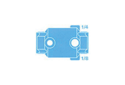 1" Brass Check Valve, 4-Way, Lead-Free