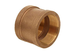3/8" Brass Coupling, Lead-Free