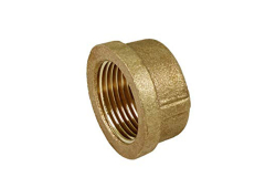 1/4" Brass Cap, Lead-Free