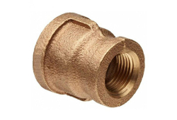 2" x 1-1/2" Brass Reducing Coupling, Lead-Free