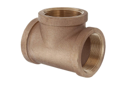 1" Brass Tee, Lead-Free