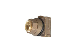1" x 1-1/4" Brass Slide Pitless Adapter, Lead-Free