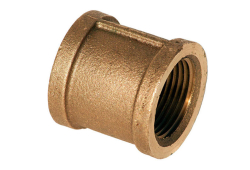 1/4" Brass Coupling, Lead-Free