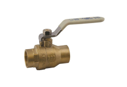 3" Brass Ball Valve, Full Port, Lead-Free, Female, Iron Pipe x Iron Pipe